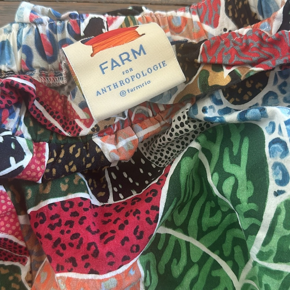 Farm for Anthropologie by Farm Rios short size small - Picture 2 of 3
